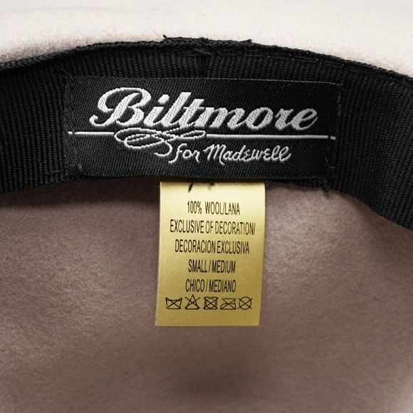 New MADEWELL x Biltmore Size S / M Shaped Felt Hat in Gray - Picture 3 of 3